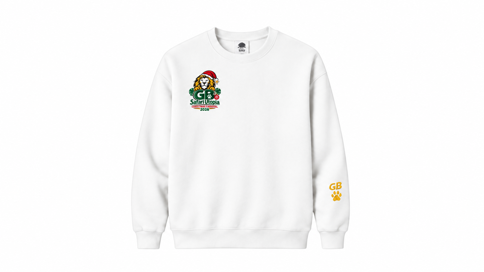White GB sweatshirt